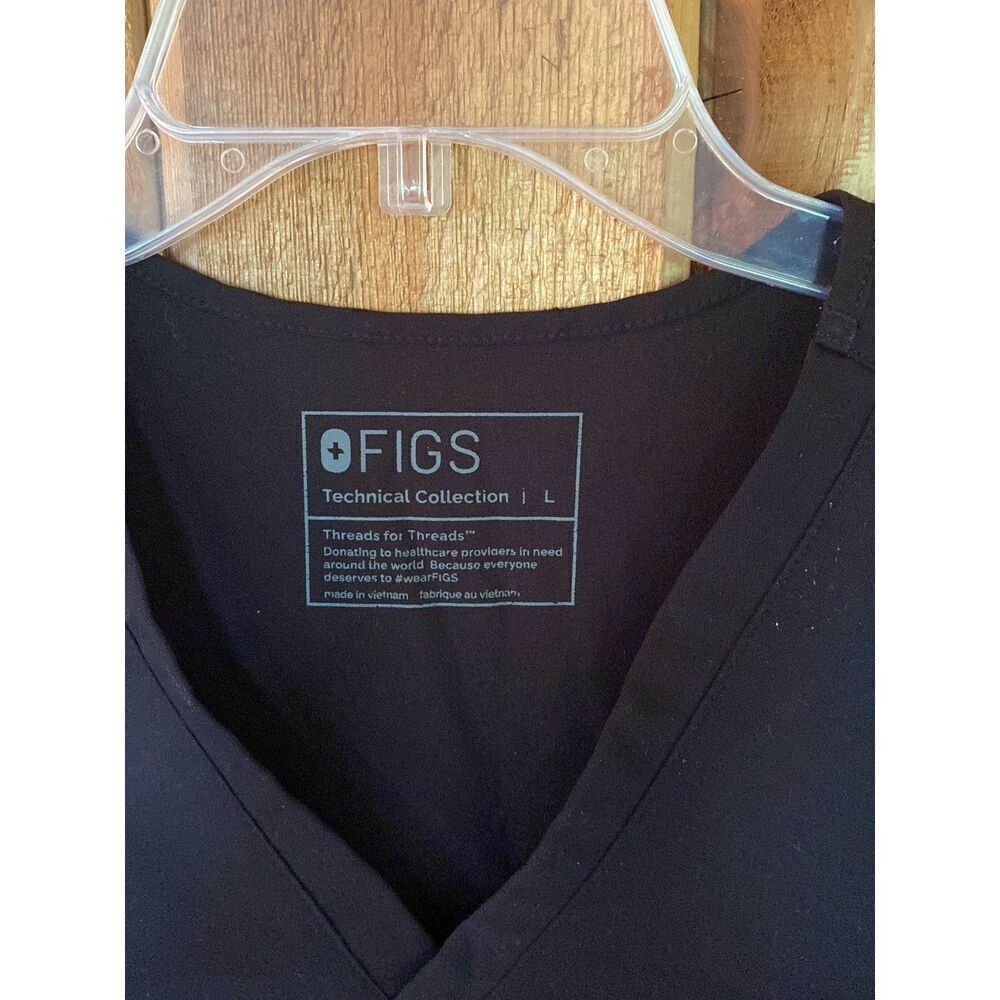 Figs Scrubs Top womens size Large - Picture 3 of 4